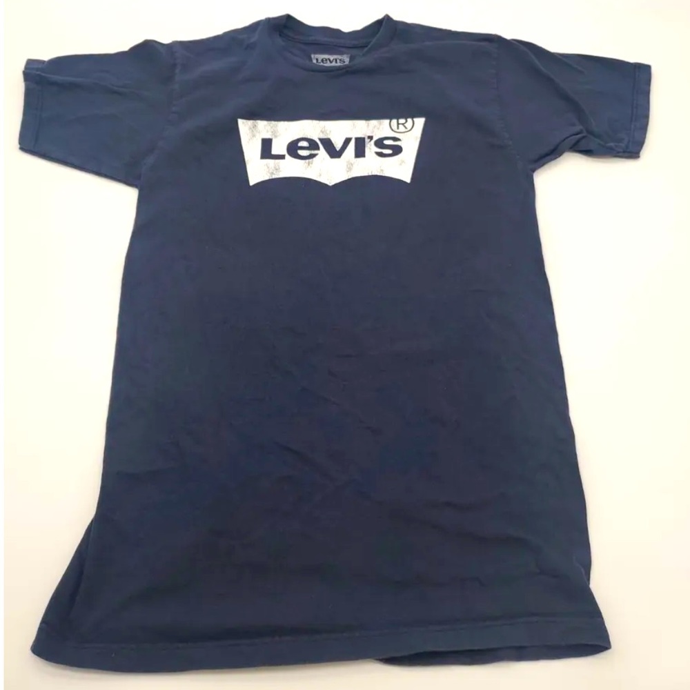 Levis Strauss Blue medium logo Men T-shirt